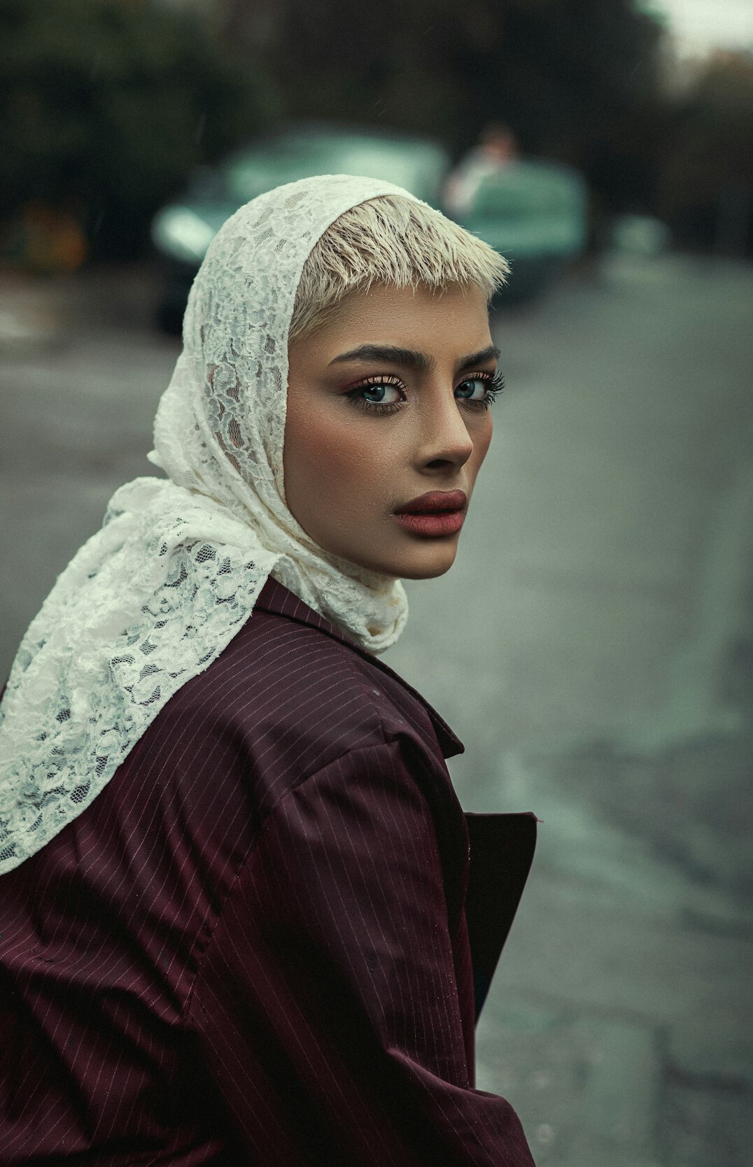 Studio portrait of a Turkish woman news editor
